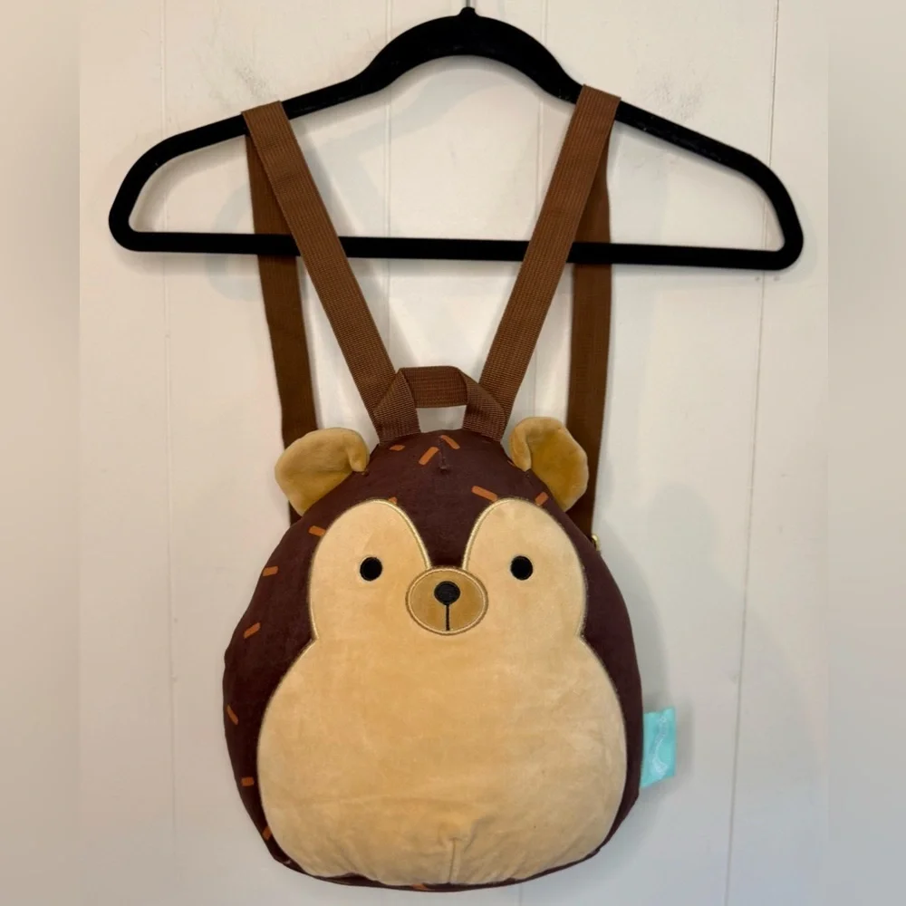 Squishmallow 10” Backpack Hans Hedgehog Great Condition!